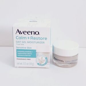 🐢2/$15 Aveeno Calm + Restore Oat Gel Face Moisturizer For Sensitive Skin